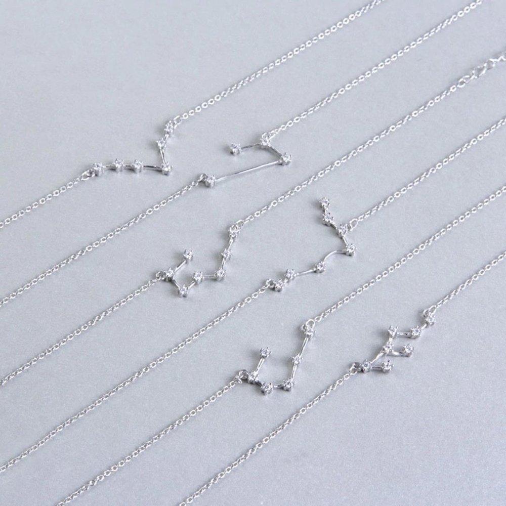 *NEW 925 Sterling Silver Zodiac Bracelet-Aquarius - Picture 9 of 9